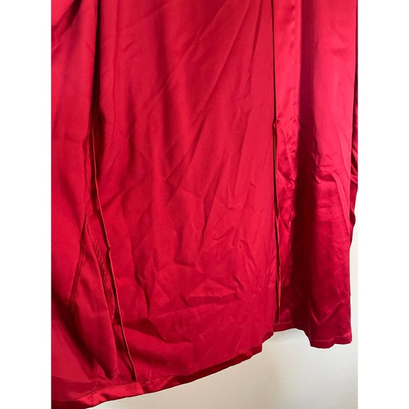 Victoria's Secret | Crimson Red Mini Wrap Robe Size XS/s - Picture 4 of 7